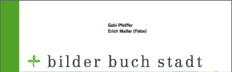 Abb. Umschlag "bilder buch stadt fürth" von Gabi Pfeiffer & Erich Malter